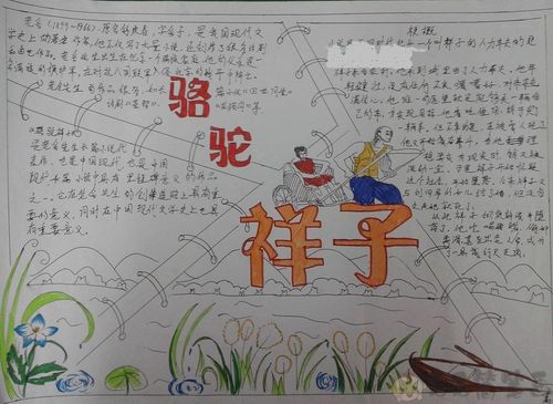 骆驼祥子手抄报图片大全 - 毛毛简笔画