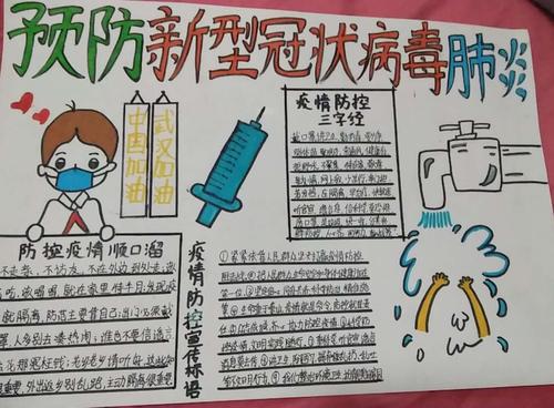 大房学校举办 防控新冠疫情 大房学生在行动 手抄报征文活动