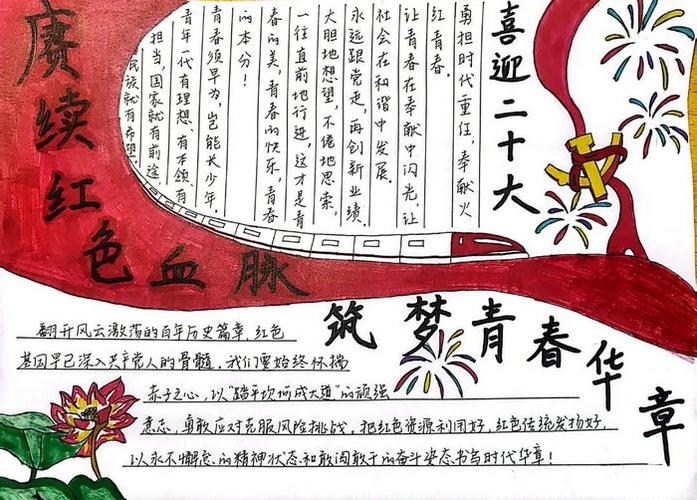 5 第五张传承红色血脉手抄报6 第六张追忆峥嵘岁月传承红色精神手抄报