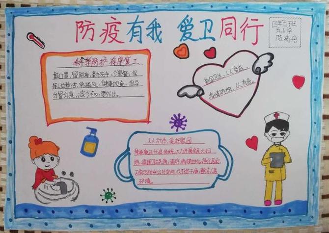 健康生活爱卫同行手抄报健康生活手抄报