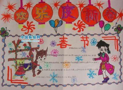 中国56个民族春节手抄报 56个民族手抄报