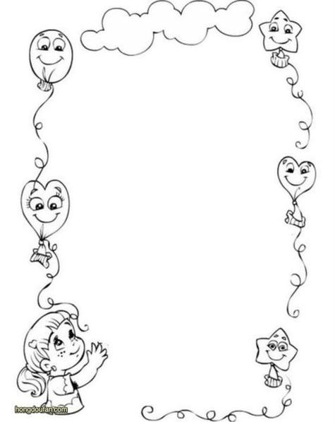 小学生简笔画pcb边框是自己画春节学画简笔画寒假作业手抄报标题和 小学生简笔画pcb边框是自己画春节学画简笔画寒假作业手抄报标题和