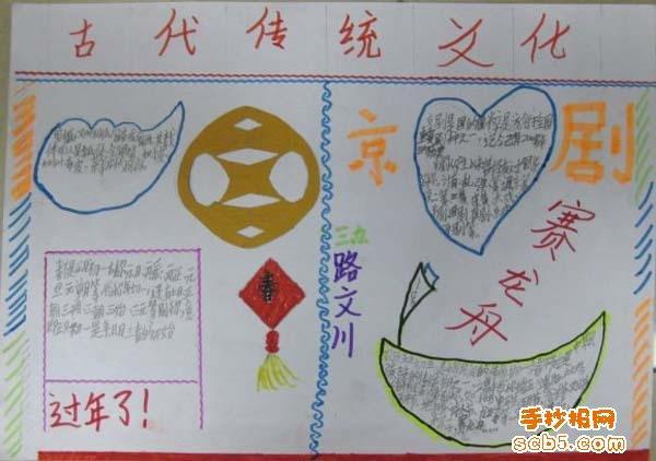 古代退休辞官文化手抄报 文化手抄报