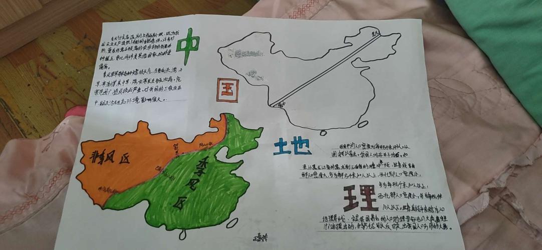 七年五班第一期地理手抄报:地球和地图