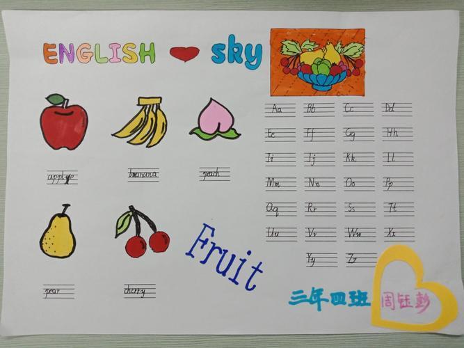 单元手抄报三年级英语手抄报紫荆小学三年级六班英语手抄报微展20第一