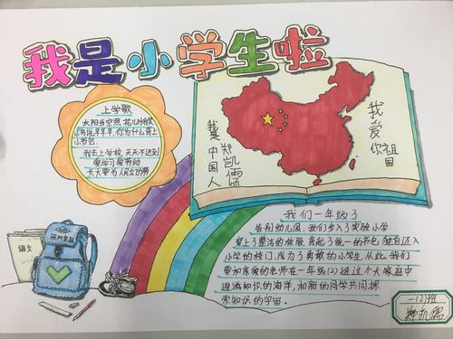 我是小学生手抄报 一 2 班