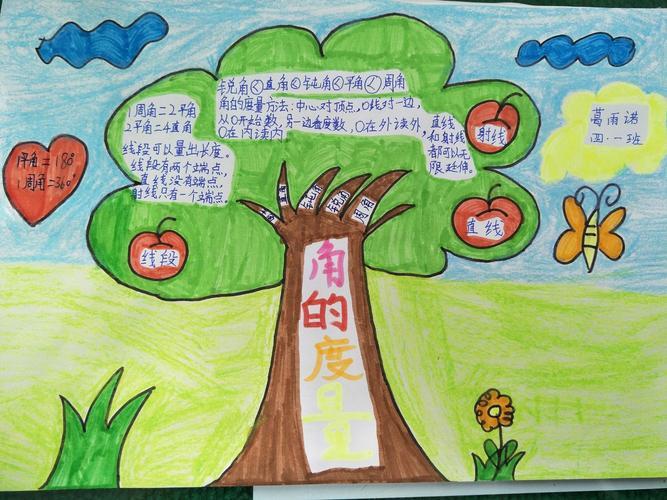 数学知识树手抄报植树手抄报