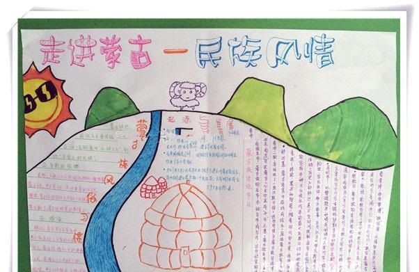 蒙古族手抄报图片大全 蒙古族手抄报图片大全