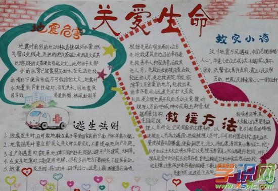 512防震减灾手抄报大全