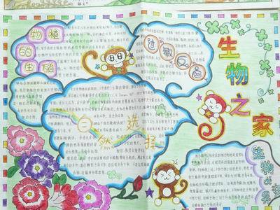 生物之家手抄报图片设计生物之家手抄报图片图片 - 查字典