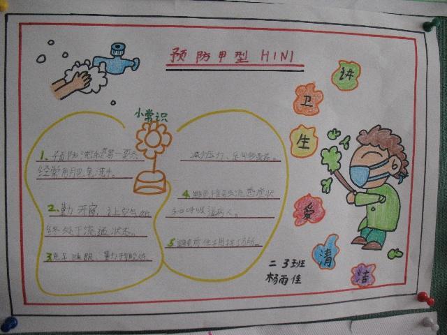 讲卫生预防疾病手抄报剪贴画 讲卫生预防疾病手抄报剪贴画