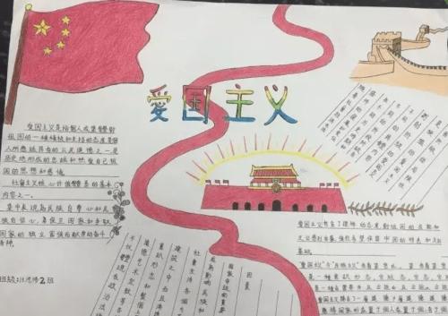 学习社会主义发展史手抄报爱国主义手抄报