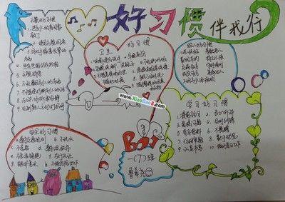 幼儿园遵守时间的手抄报 时间的手抄报