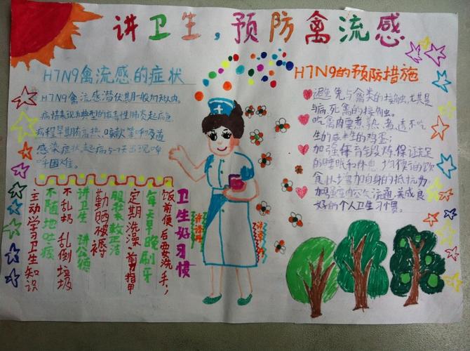 讲卫生 预防禽流感 疾病预防手抄报 讲卫生 预防禽流感 疾病预防手抄报