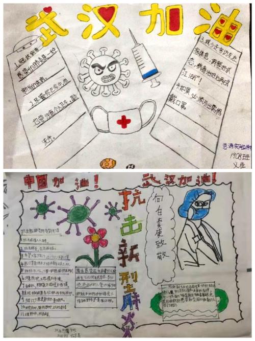 江永县思源实验学校抗疫作品集 写美篇我们用一张张手抄报 写下对