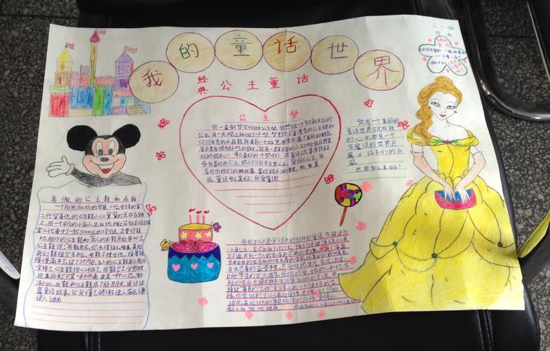 阅读的手抄报童话手抄报关于读书童话手抄报童话手抄报童话之旅手抄报