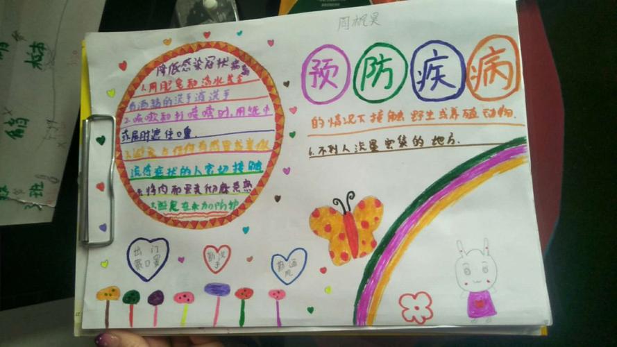 抗击疫情 我们在行动 新华教育钢铁幼儿园幼儿手抄报作品展示