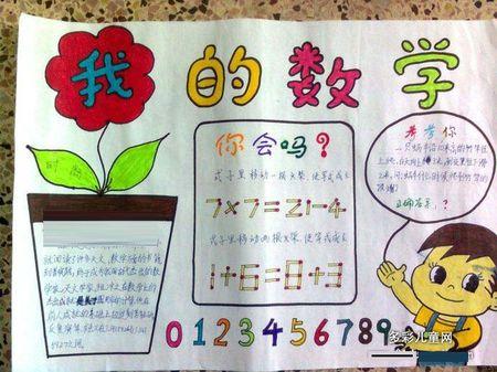 小学一年级数学a4纸手抄报 a4纸手抄报