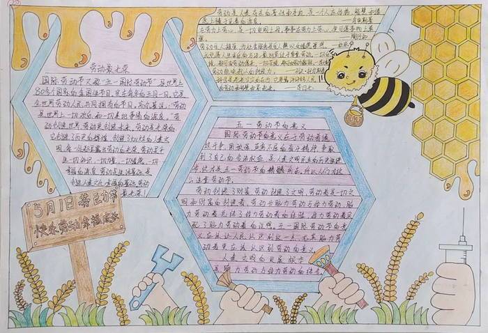 劳动创造幸福手抄报简单又漂亮 劳动创造幸福手抄报简单又漂亮