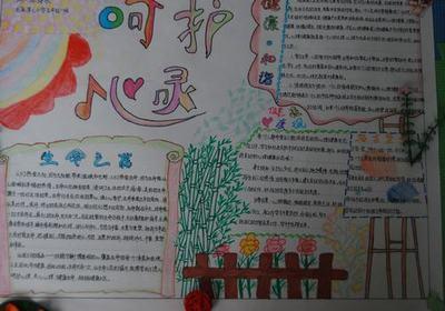 心灵窗户用心呵护手抄报 环境保护手抄报