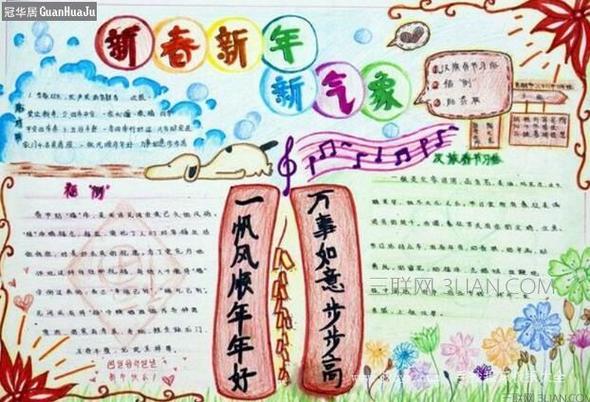 新年新气象手抄报内容新年新气象手抄报内容2024