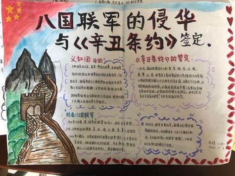 手抄报评比活动历史手抄报内容在历史中畅游7张漂亮的中国近代历史