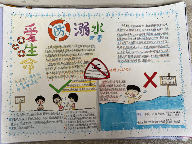 梅州中学 珍爱生命 预防溺水 手抄报创作大赛评比结果