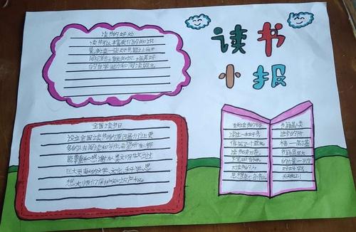 陈固镇中心小学三一班小可爱们的手抄报 献礼世界读书日 4.23