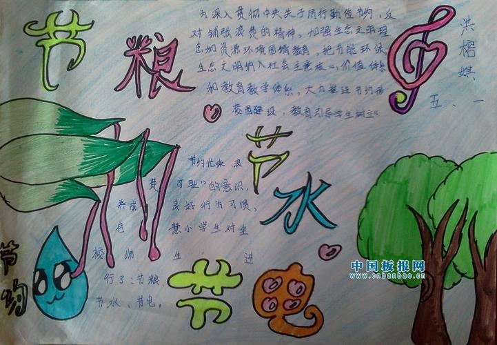 节粮节水节电手抄报大全 节粮节水节电手抄报大全