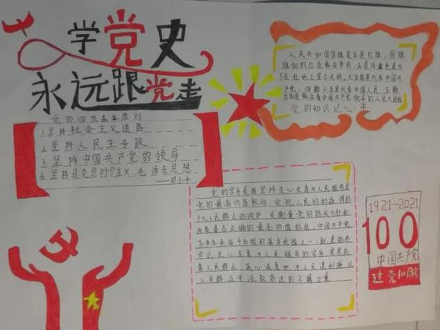 开展党史新中国史专题教育手抄报党史国史手抄报 开展党史新中国史专题教育手抄报党史国史手抄报