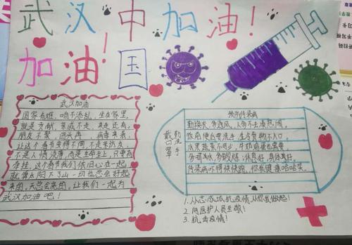 战疫情 我最敬佩的人 致敬最美 逆行者 四 6 班手抄报作品展