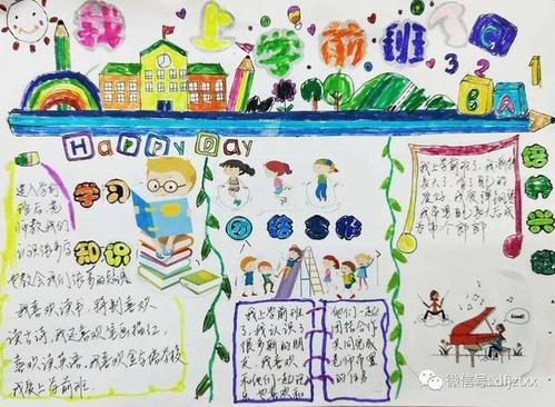 有关于对学前班祝福的手抄报 有关安全的手抄报
