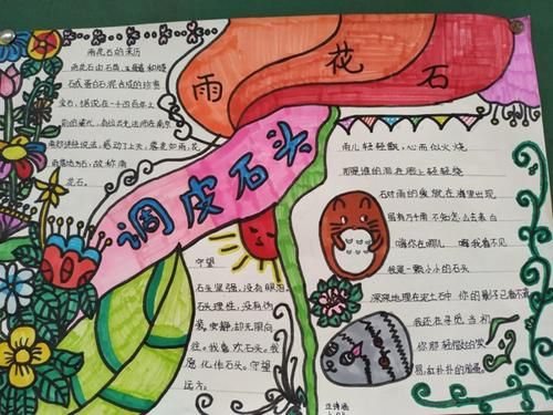 四年级下册科学岩石的认识手抄报 四年级下册手抄报