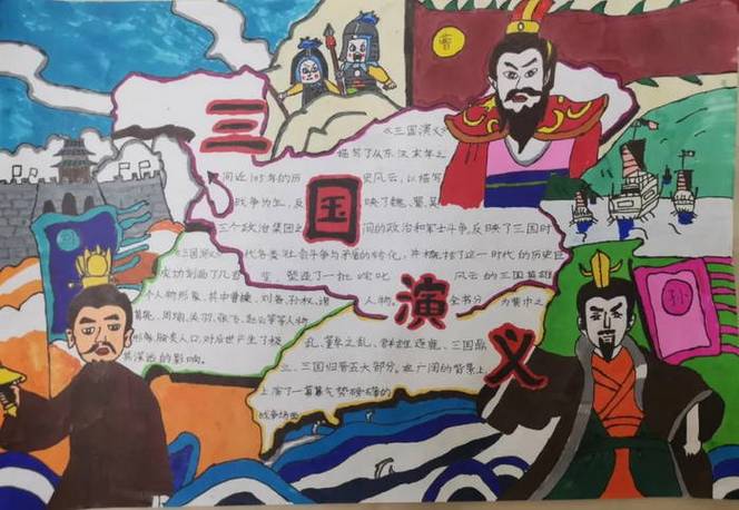 三国演义手抄报简单内容