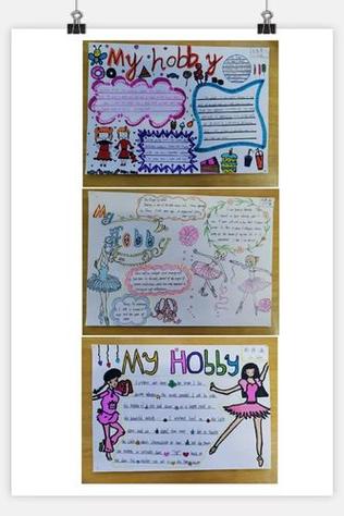 hobby为主题的英语手抄报展示活动进一步培养hobbies英文手抄报欣赏五