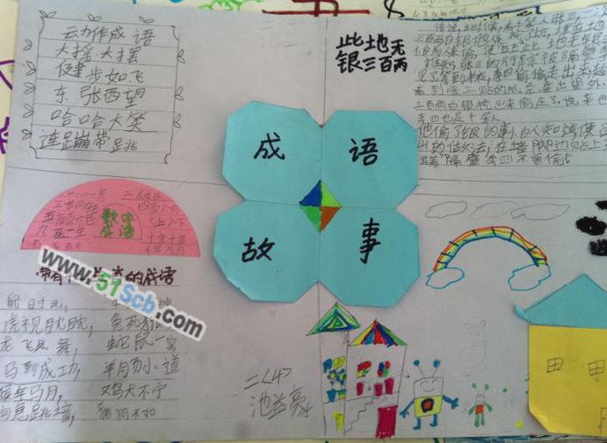 成语故事手抄报图片资料 成语故事手抄报图片资料