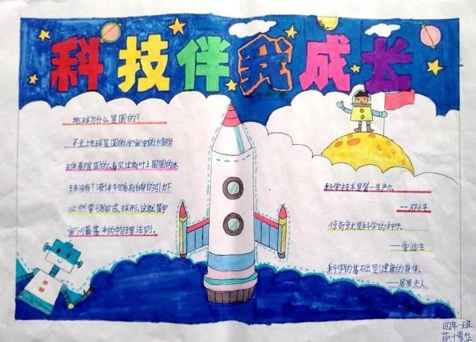 小学科学个性手抄报小学科技手抄报