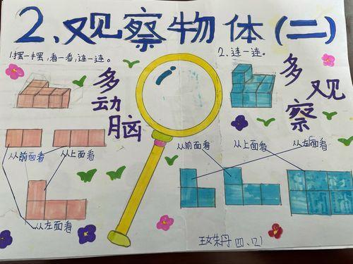 科学观察物体手抄报科学手抄报