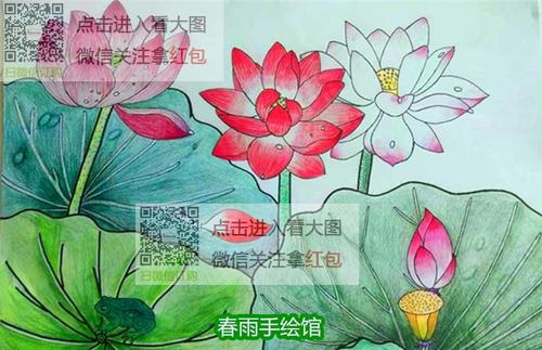 纯手工制作春节手抄报手绘涂色8k4k16k专业绘图水粉画人物画