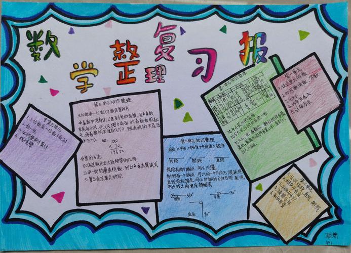 四年级总复习手抄报四年级手抄报