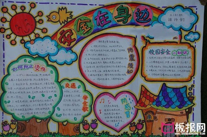 小学生画安全手抄报手抄报小学生禁毒手抄报图片素材-毒品危害小学生