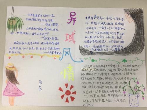 英语关于异域风情的手抄报异国风情手抄报 英语关于异域风情的手抄报异国风情手抄报