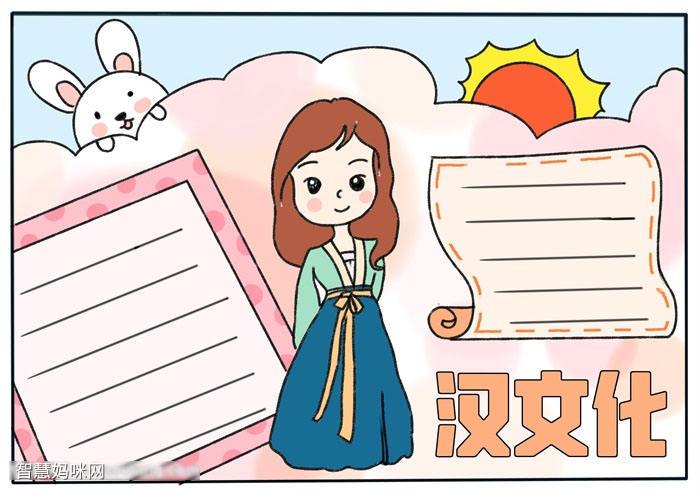 关于汉文化的手抄报怎么画