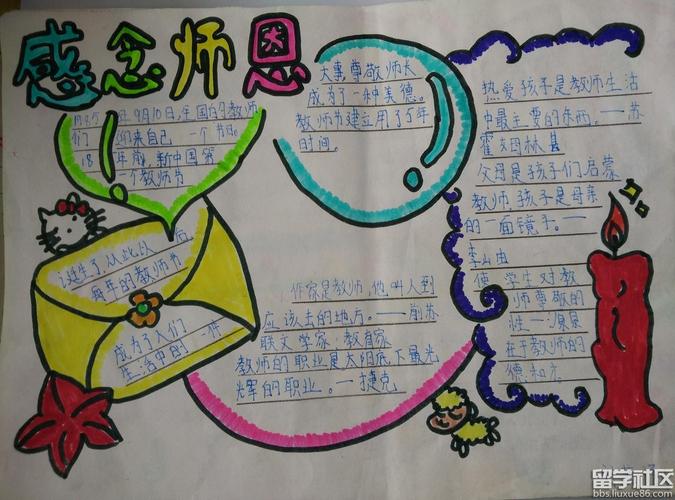 关于2024教师节的手抄报