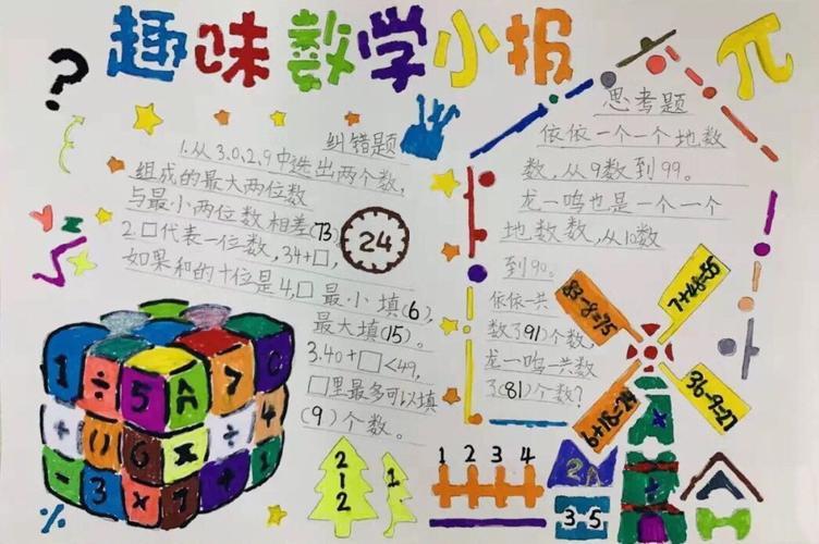 数学大冒险读后手抄报数学手抄报