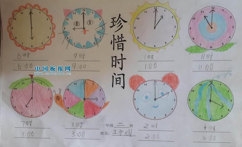 珍惜时间手抄报图片大全 珍惜时间手抄报图片大全