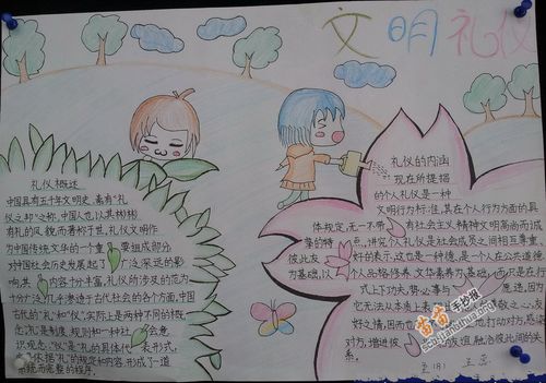 手抄报图片 文明小报2024-12-25 16:28:42 由布丁供稿 讲 文明懂礼貌