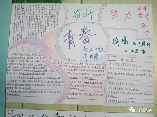 学生作品 2 : 走进初三 手抄报