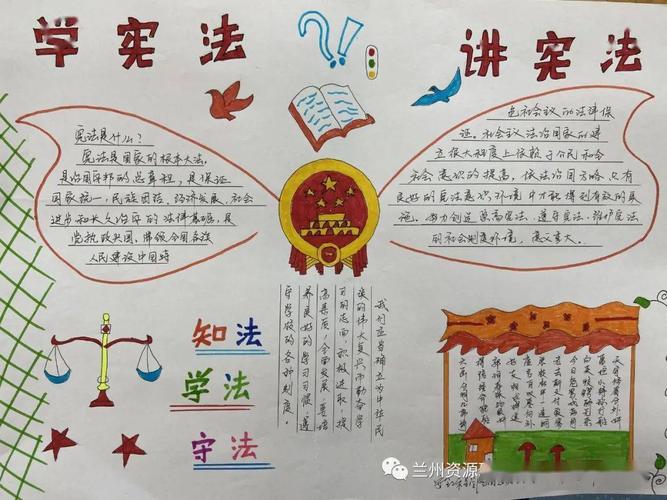 安全工程学院开展学习宪法从我做起手抄报制作及评比活动