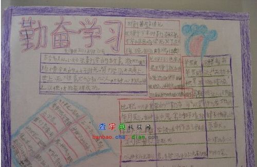 勤学习手抄报